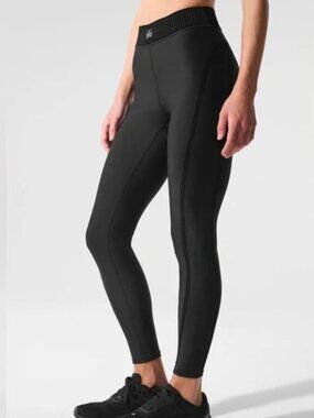 Alo Yoga Airlift High-Waist 7/8 Line Up Legging Black Size L